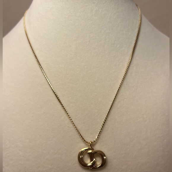 Christian Dior CD Pendant Necklace - Picture 3 of 12